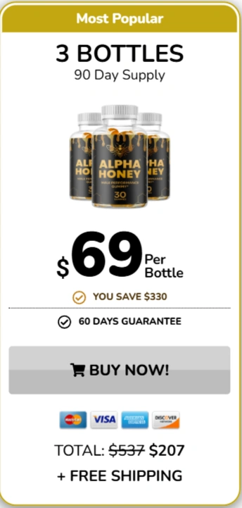 Alpha Honey Order Alpha Honey 3 Bottle